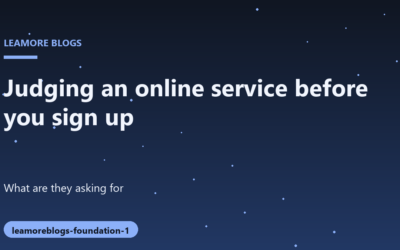 Evaluating Online Services Before Sharing an Email Address
